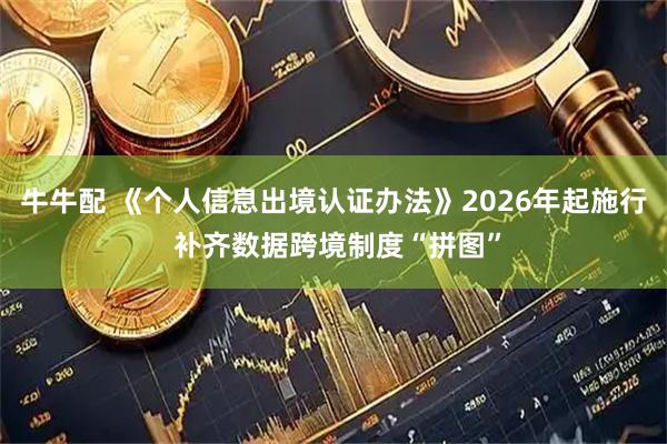 牛牛配 《个人信息出境认证办法》2026年起施行 补齐数据跨境制度“拼图”