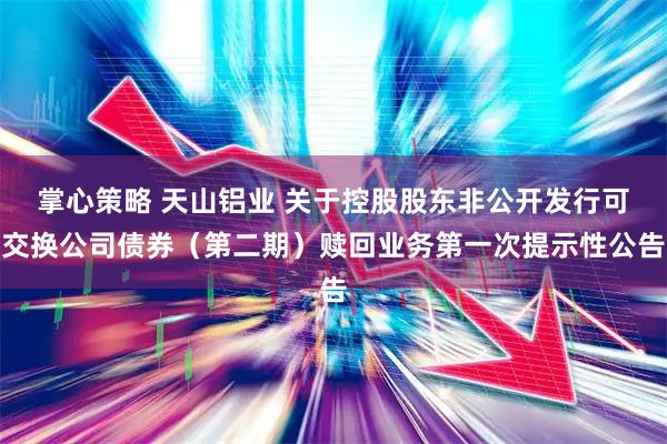 掌心策略 天山铝业 关于控股股东非公开发行可交换公司债券（第二期）赎回业务第一次提示性公告